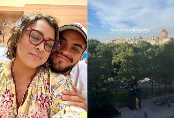 Francisco e Preta Gil no hospital