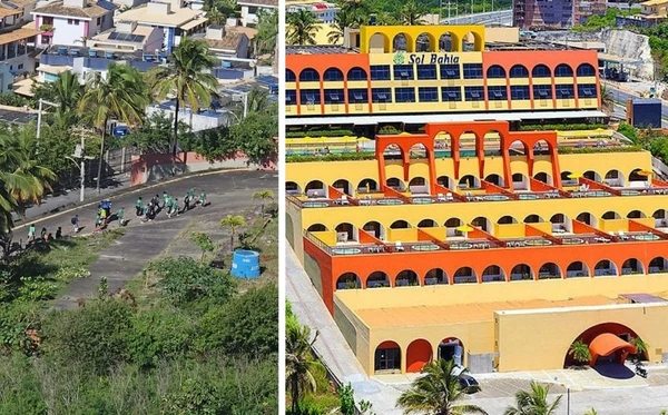 Grupo é flagrado entrando em imóvel onde funcionou Hotel Sol Bahia Sleep
