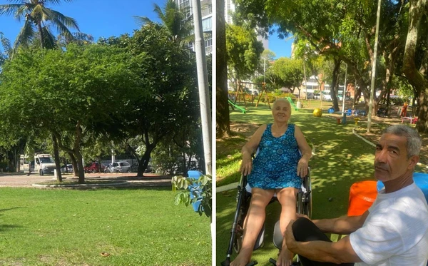 Praça Ana Lúcia Magalhães fica vazia uma semana após tiroteio