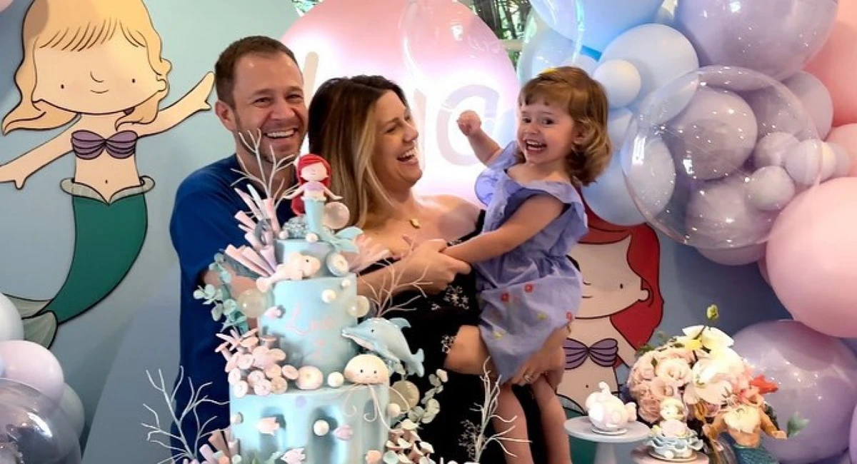 Filha de Tiego Leifert, Lua tem retinoblastoma por Reprodução