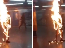 Imagem - 'Graves queimaduras': morre idoso que ateou fogo no próprio corpo em metrô