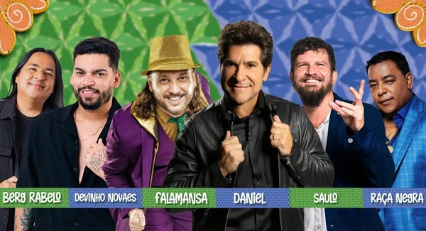 Atrações do São João em Feira por Divulgação 