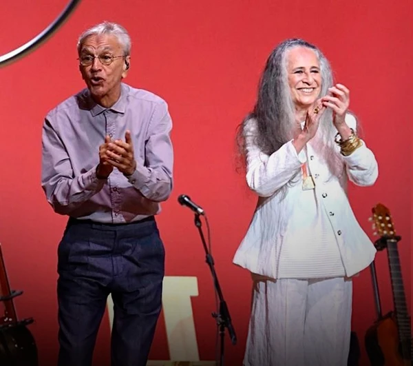 Caetano Veloso e Maria Bethânia por Reprodução