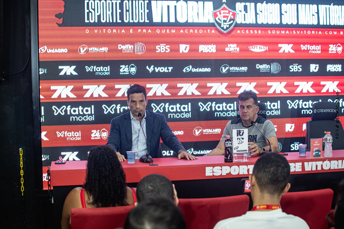 Gustavo Vieira foi apresentado como novo executivo de futebol do Vitória por Victor Ferreira/EC Vitória