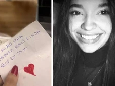Imagem - Adolescente morre após comer bolo com bilhete anônimo: 'Um mimo para a garota mais linda que já vi'