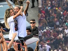 Imagem - MC Poze do Rodo é solto; multidão gera confusão na porta do presídio durante soltura