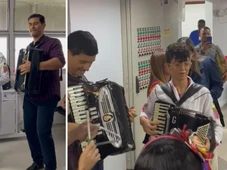 Imagem - Vídeo: médicos sanfoneiros fazem arraiá em hospital de Salvador
