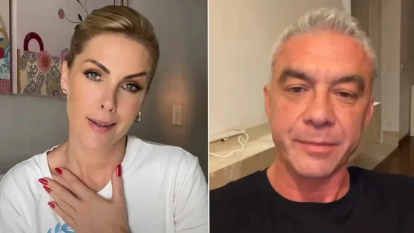 Ana Hickman e ex-marido Alexandre Correa por Reprodução