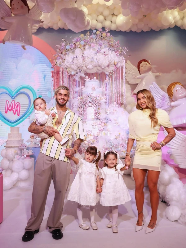 Aniversário de Maria Alice, filha de Virginia e Zé Felipe por Reprodução/Instagram