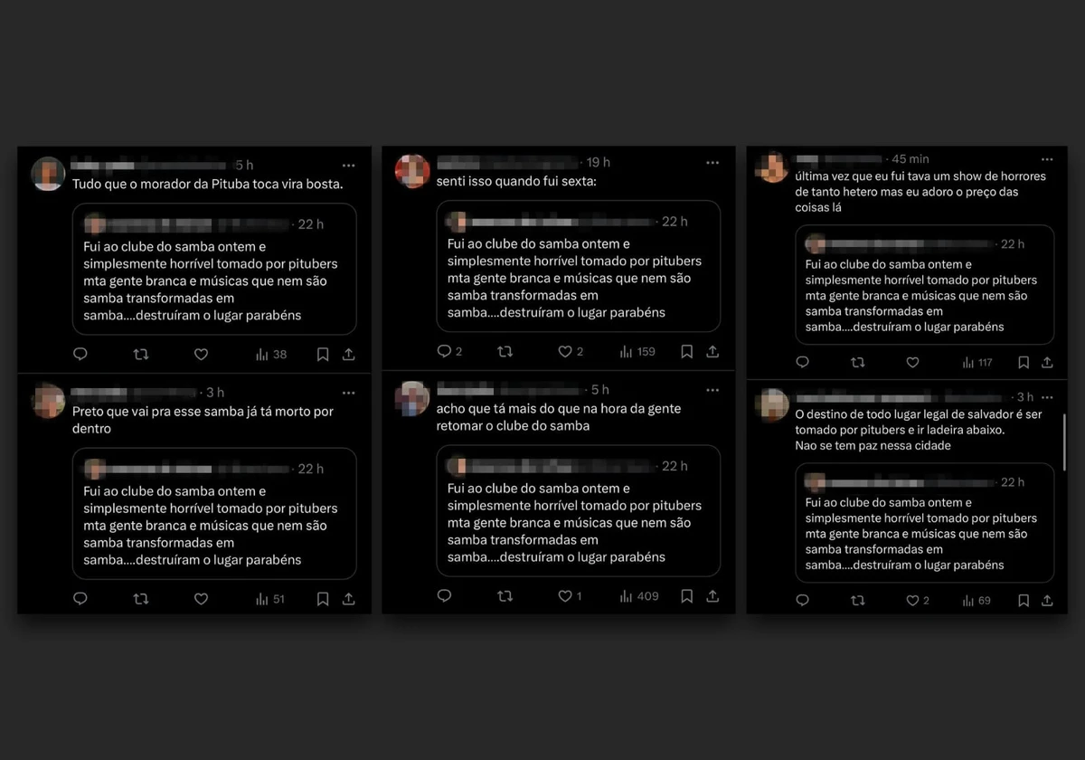 Comentários sobre o Clube do Samba