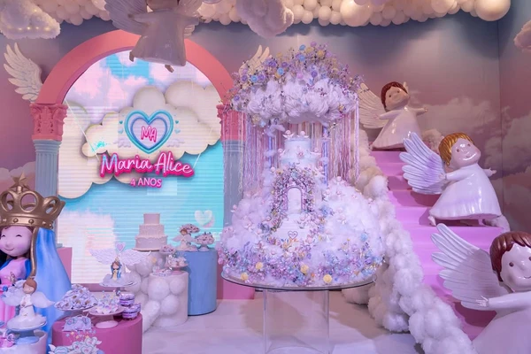 Decoração do aniversário de Maria Alice, filha de Virginia e Zé Felipe por Vero Festas/Reprodução