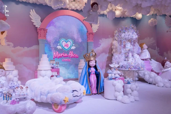 Decoração do aniversário de Maria Alice, filha de Virginia e Zé Felipe por Vero Festas/Reprodução