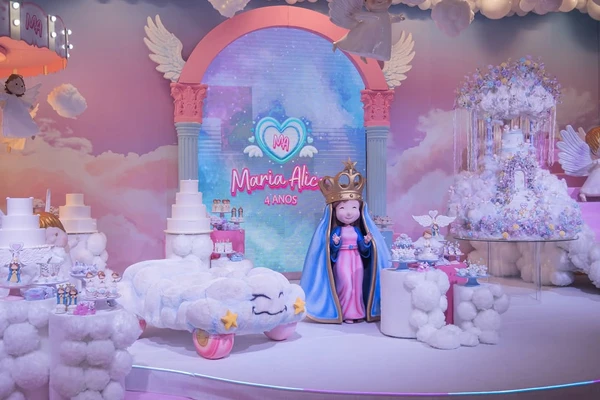 Decoração do aniversário de Maria Alice, filha de Virginia e Zé Felipe por Vero Festas/Reprodução