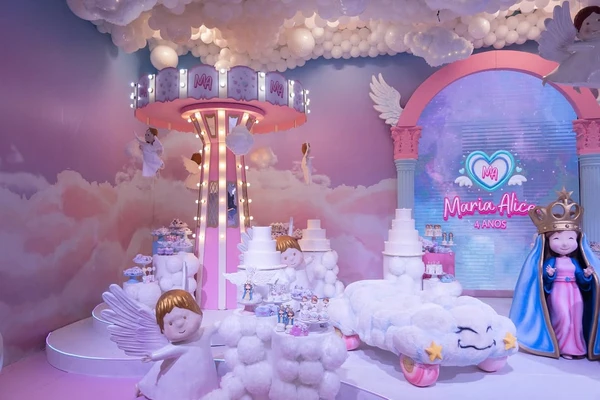 Decoração do aniversário de Maria Alice, filha de Virginia e Zé Felipe por Vero Festas/Reprodução