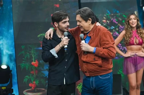 Faustão Silva e seu filho, João Silva