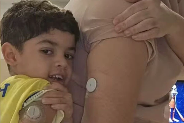 Léo Mendonça e babá por Reprodução