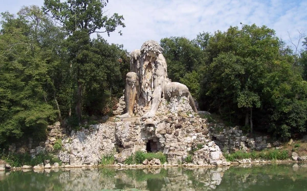 O Colosso Apenino, Toscana, Itália por Valerio Orlandini/Wikimedia Commons