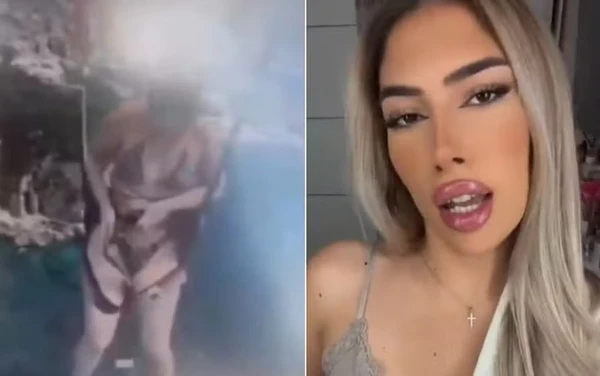 Tijana Radonjic caiu de uma altura de 45 metros por Reprodução/X