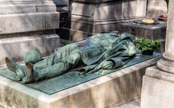 Túmulo de Victor Noir, Paris, França por Altosvic / Shutterstock.com