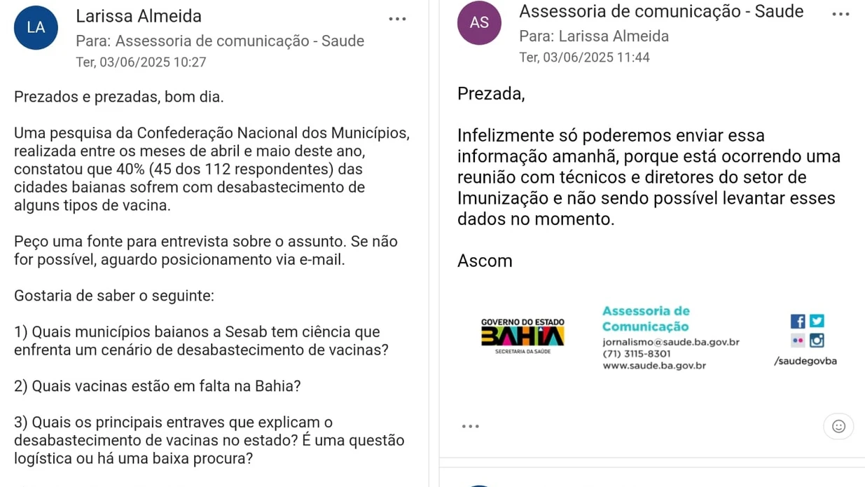 Imagem - Sesab não responde sobre dados de pesquisa e acusa Correio de divulgar 'fake news'