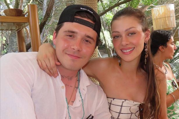 Brooklyn Beckham e a esposa Nicola Peltz por Reprodução/Redes Sociais   
