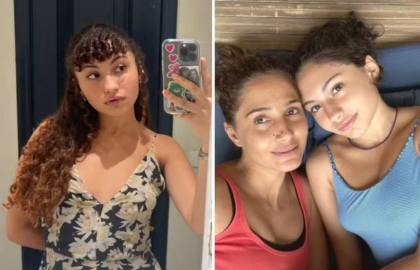 Camila Pitanga e a filha, Antônia  por Reprodução/Redes Sociais  