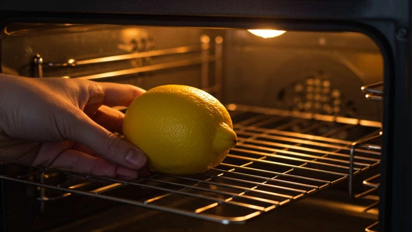 Esqueça os produtos caros! Com limão, seu forno fica brilhando e sem cheiro de queimado