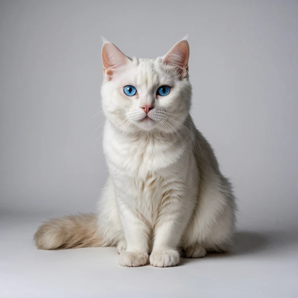 Gatos brancos de olhos azuis tem tendência a serem surdos por Shutterstock