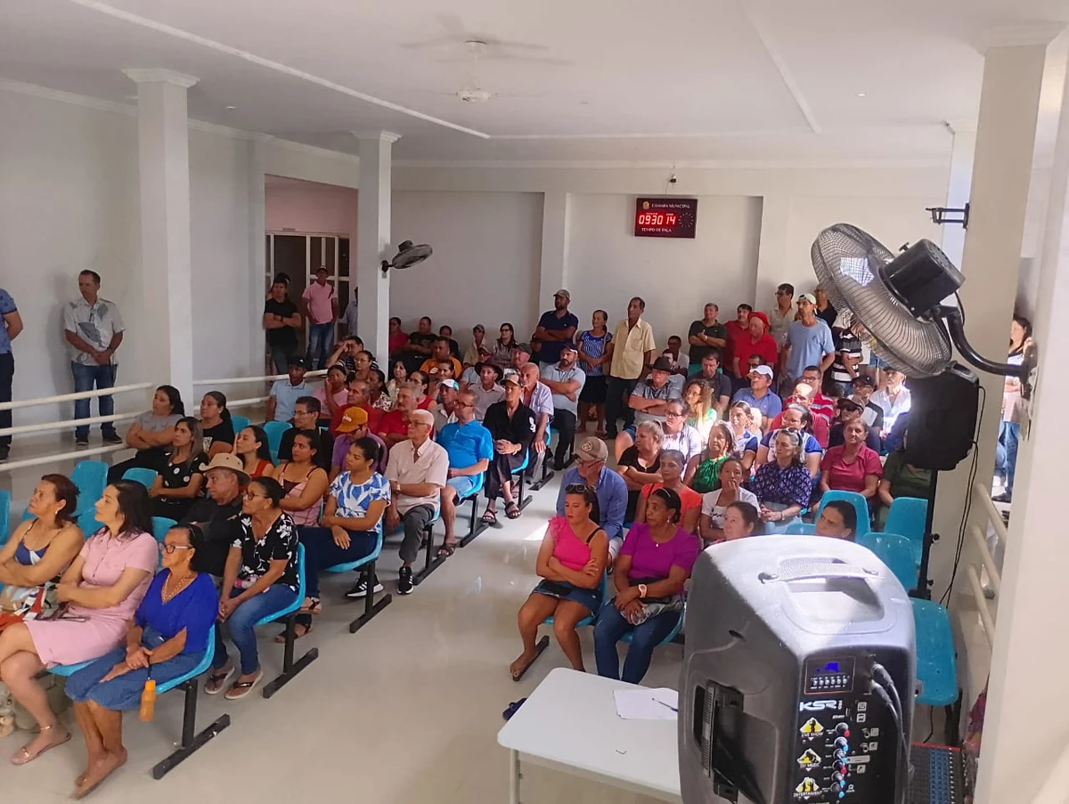 Moradores participaram de audiência pública na Câmara de Vereadores por Reprodução