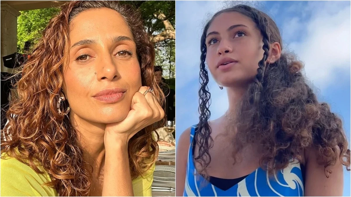 Semelhança entre Camila Pitanga e a filha Antônia  por Reprodução/Redes Sociais    