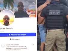 Imagem - Homem é preso por usar foto de delegado com câncer para aplicar golpes na Bahia