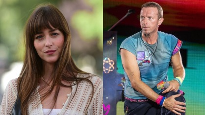Dakota Johnson e Chris Martin por Reprodução 