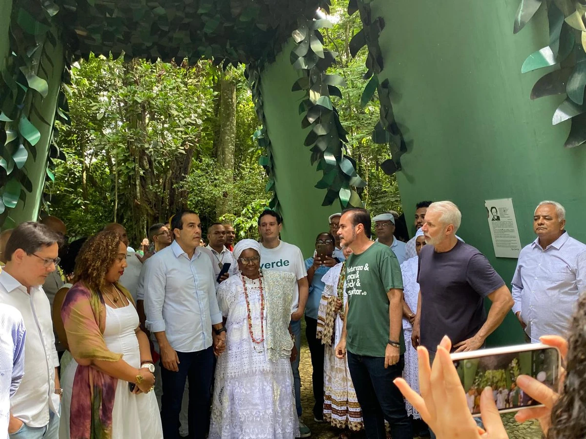 Inauguração da Trilha Etnobotânica de Salvador por Millena Marques/CORREIO
