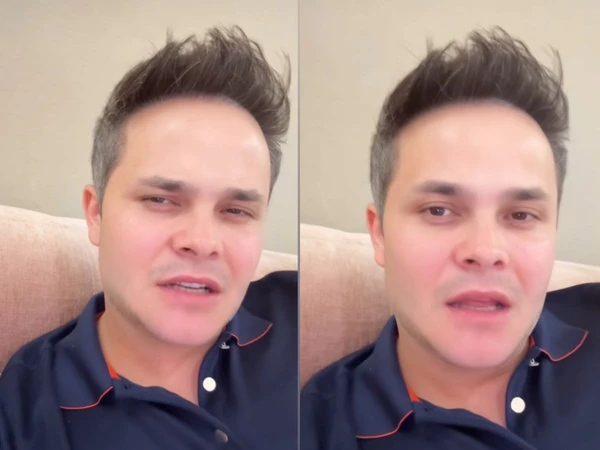 Matheus falando sobre o uso de suas músicas sem permissão por Reprodução/Redes Sociais    