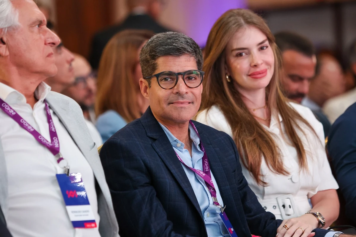 O ex-prefeito de Salvador e  vice-presidente do União Brasil, ACM Neto, e a esposa Mariana Barreto de Magalhães por Marina Silva/CORREIO