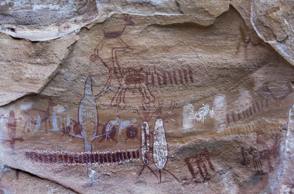 Pinturas rupestres na Serra da Capivara
