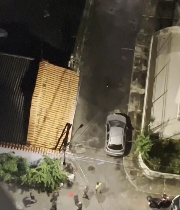 Vídeos mostram momentos após assalto  por Reprodução / TV Bahia