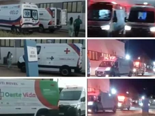 Imagem - Ambulâncias fazem fila no Hospital do Oeste em espera por vagas para pacientes