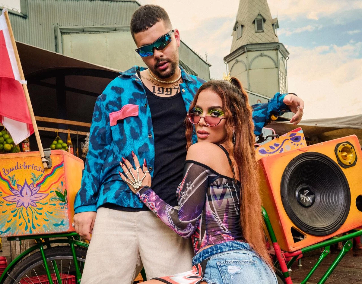 Anitta e Pedro Sampaio por Reprodução