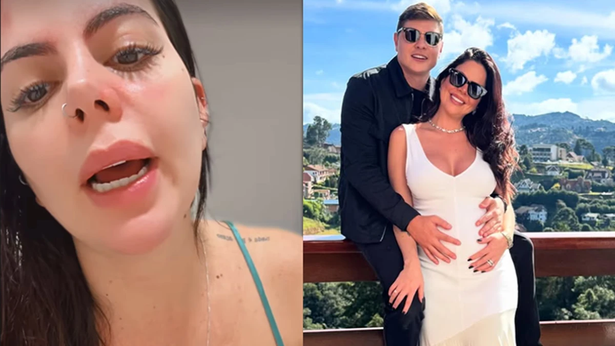 Renata Giaffredo e Alexandre Thomaz, de Casamento às Cegas Brasil por Reprodução