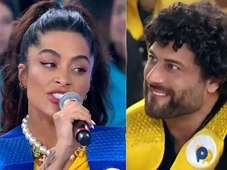 Imagem - Aline Campos e Jesus Luz se enfrentam no 'Passa ou Repassa' após término