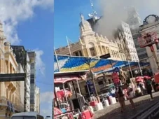 Imagem - Princípio de incêndio em cozinha do Palacete Tira-Chapéu assusta moradores no Centro Histórico