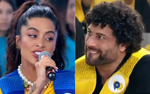 Aline Campos e Jesus Luz no Passa ou Repassa deste domingo (08)
