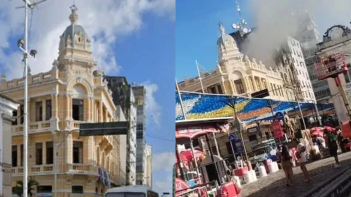 Escapamento do duto do Palacete Tira Chapéu apresentou fumaça