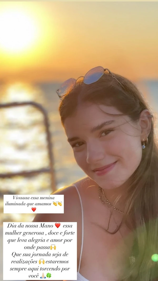Post feito por Angélica em homenagem a nora por Reprodução/Redes Sociais