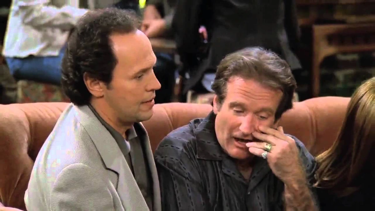 Robin Williams e Billy Crystal em Friends por Reprodução