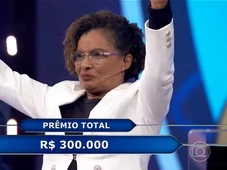 Imagem - Veja qual pergunta fez baiana desistir do Quem Quer Ser Um Milionário na reta final
