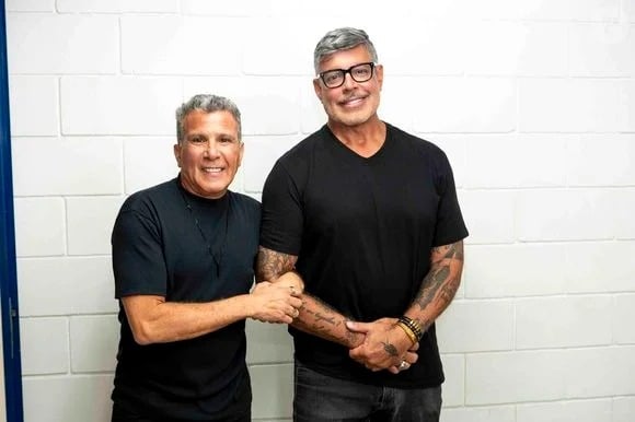 Alexandre Frota e Eri Johnson  por Reprodução