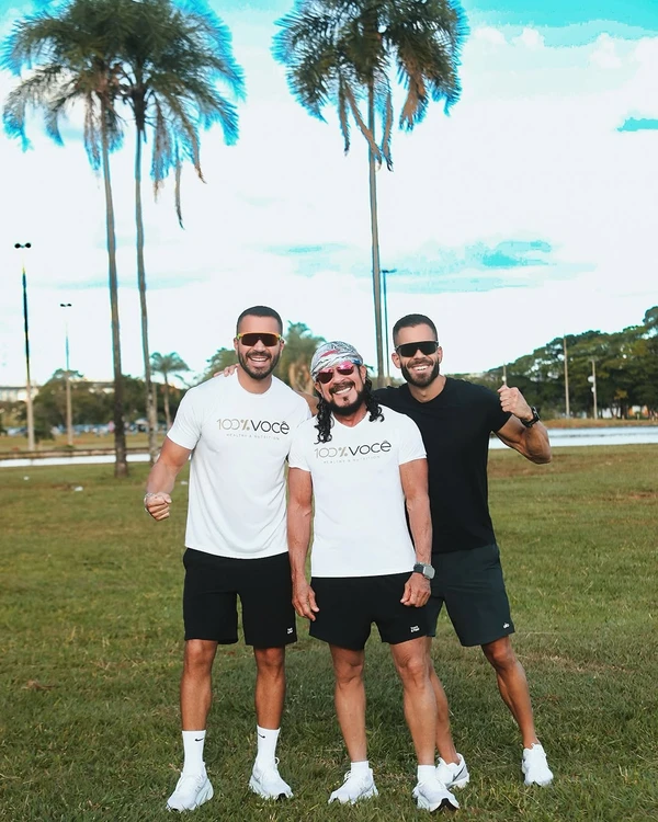 Bell Marques e os filhos, Rafa e Pipo Marques por Reprodução/Instagram