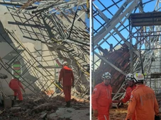 Imagem - Igreja desaba e deixa 14 pessoas sob os escombros na Bahia